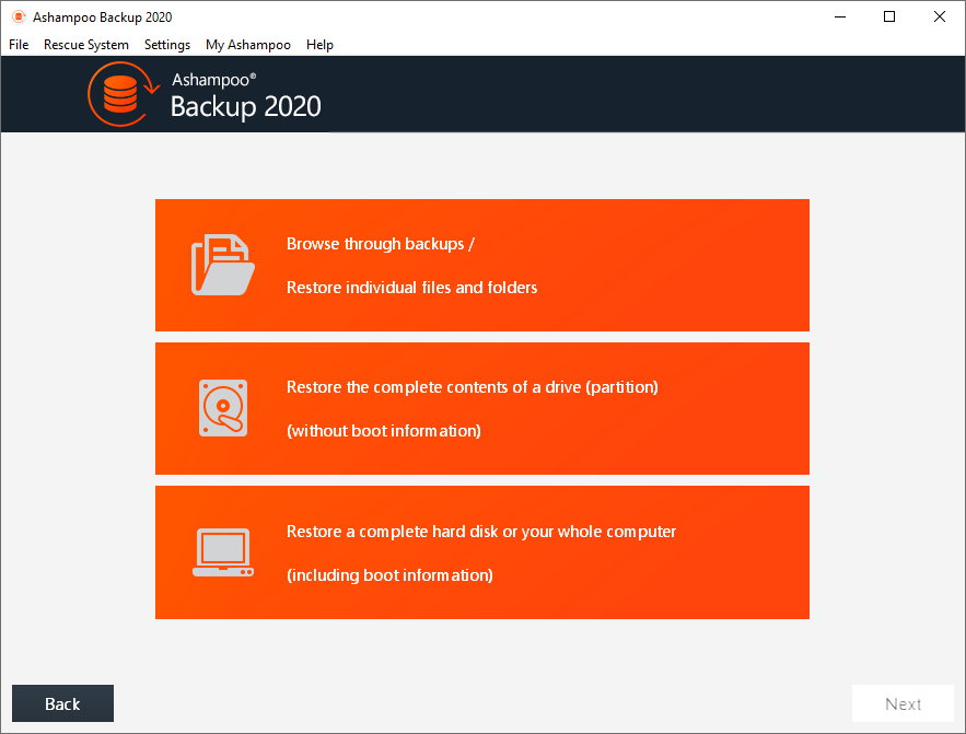Ashampoo Backup 2020